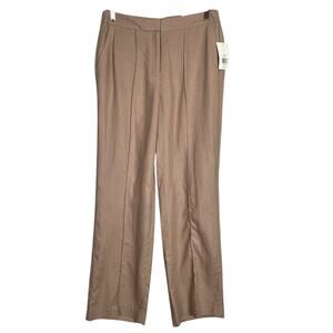 The Limited Linen Blend Pants Relaxed Fit Women's Size 8 NWT